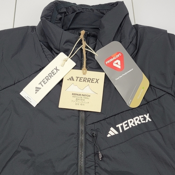 Adidas Terrex Techrock Stretch PrimaLoft Vest Black Men’s Size Small HJ7358 New - Picture 3 of 9